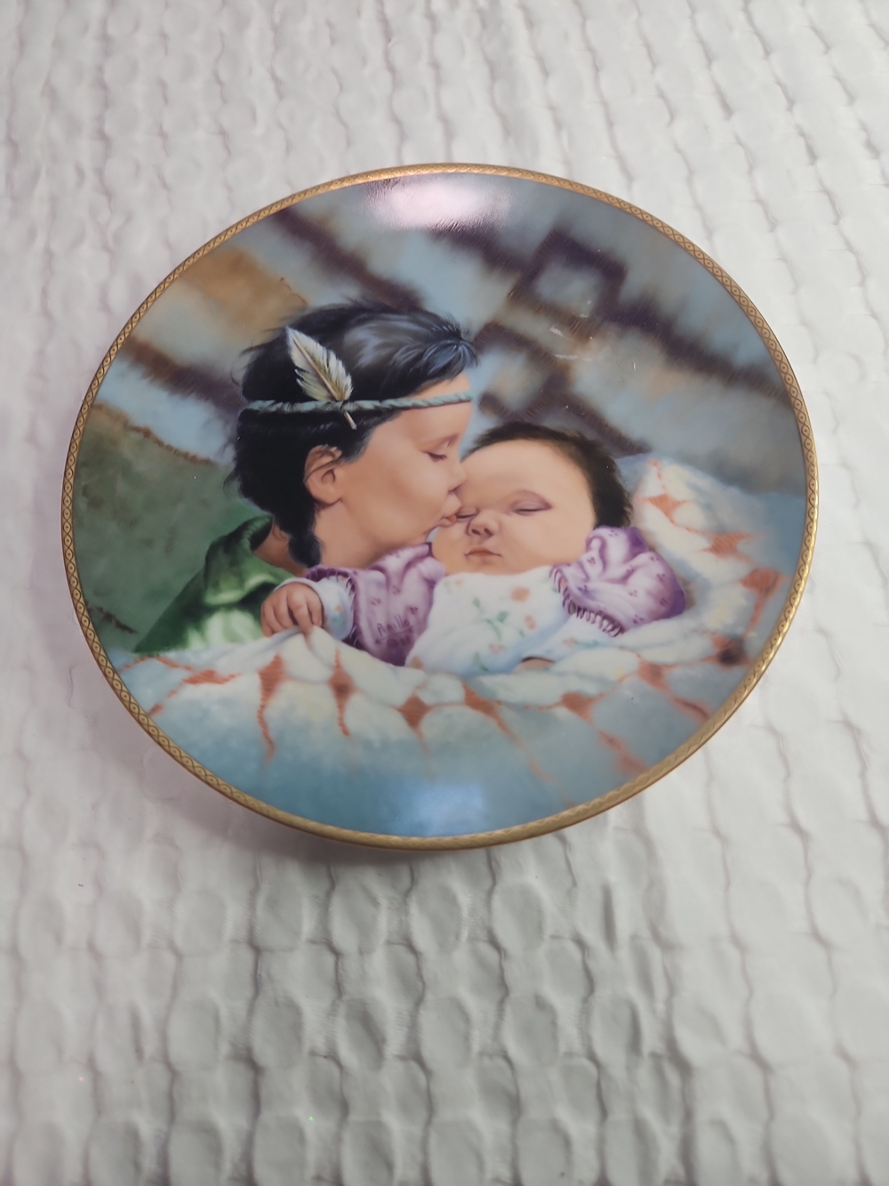 "A Time To Be Born" 1989 Colectable Plate